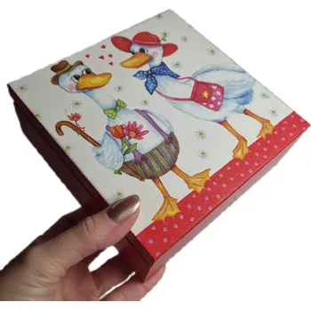 Šperkovnice Veronika Netolická Krabička 1P - husy