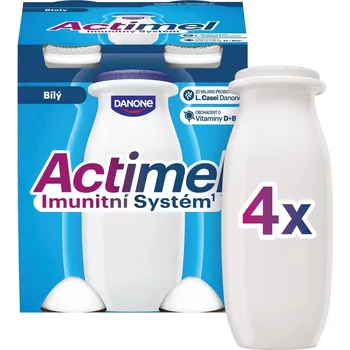 Actimel Probiotický nápoj bílý 4×100 g