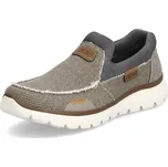 Pánská Pánské mokasíny RIEKER B6651-64 béžová S4 B6651-64 BEIGE F/S4 41