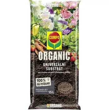 Substrát COMPO Substrát univerzální bez rašeliny 15 l, Bio