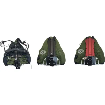 Kompenzátor vztlaku Toddy-Style® TS Cordura - Toddystyle křídlo na sidemount Barva: Zelená