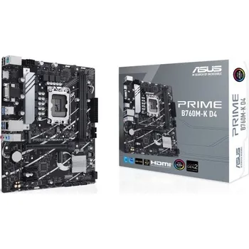 Základní deska ASUS MB Socket LGA1700 PRIME B760M-K DDR4, Intel B760, 2xDDR4, 1xHDMI, 1xVGA, mATX