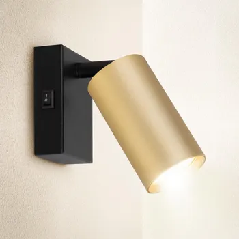 Nástěnné svítidlo Brilagi - Nástěnné bodové svítidlo SELE 1xGU10/30W/230V černá/zlatá