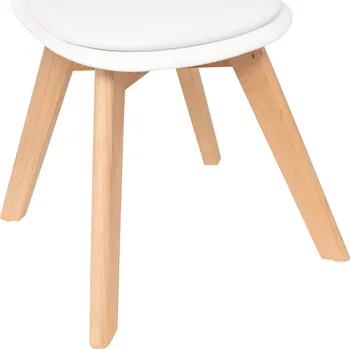Jídelní židle ŽIDLE ŽIDLIČKA MALÁ SKANDINÁVSKÁ BÍLÁ DO POKOJE PRO DĚTI