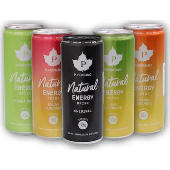 Iontový nápoj Puhdistamo Natural Energy Drink 330ml Varianta: original - red bull