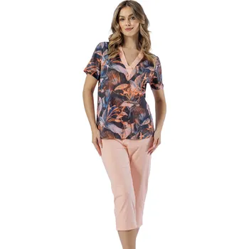 Pánské pyžamo DÁMSKÉ PYŽAMO HUGONA 1571 MIX 2XL