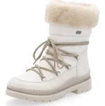 Dámská Dámská kotníková obuv REMONTE D0C81-80 béžová W4 D0C81-80 WHITE COMBINATION H/W4 39