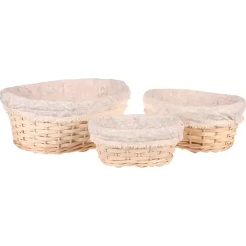 Úložný box Koš proutěný sada 3 ks PRE208 - SLEVA 3% s kodem radost25