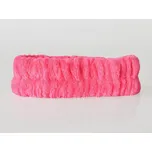 XPOSE® Kosmetická čelenka ARIA - tmavě růžová, Mikroplyš + Prodloužená možnost vrácení zboží do 50 dnů