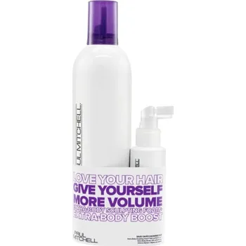 Stylingový přípravek Stylingová sada pro objem vlasů Paul Mitchell Extra-Body Give Yourself More Volume Duo - sprej + pěna (703627) + dárek zdarma