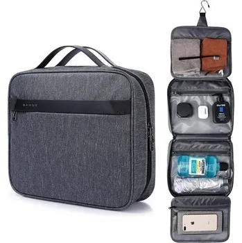 Kosmetická taška BANGE Travel cestovní závěsný organizér Šedý Bange BG7529