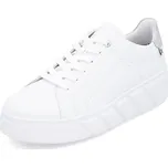 Dámská Dámské tenisky RIEKER W2601-80 bílá S5 W2601-80 WHITE F/S5 43