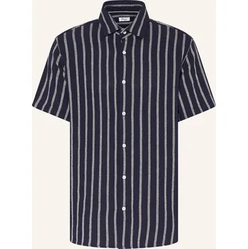 Pánská košile Paul Pánská Košile S Krátkým Rukávem Comfort Fit, tmavě modrá...