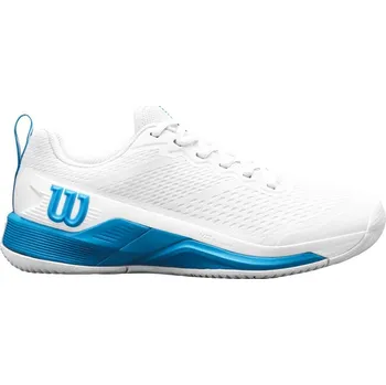 Pánská tenisová obuv Pánská tenisová obuv Wilson Rush Pro 4.5 White/Atomic Blue EUR 46