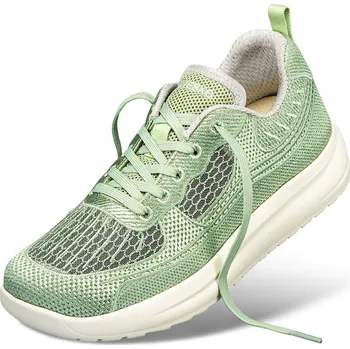 Dámská zdravotní obuv Dámské lehké šněrovací tenisky, textilie, zelená: 38