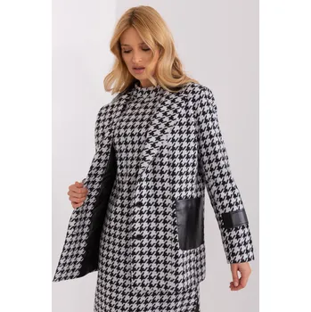 Dámský kostýmek Lakerta Dámské sako Luxe černo bílé Velikost: L/XL