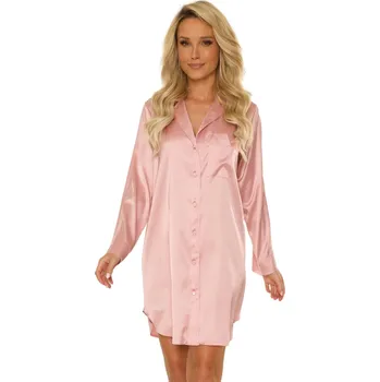 Dámské noční prádlo Noční košile DE LAFENSE 760 CORDELIA růžová XXL 0