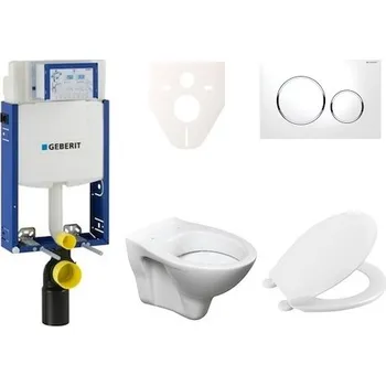 Klozet Cenově zvýhodněný závěsný WC set Geberit k zazdění + WC S-Line S-line Pro 110.302.00.5NR4