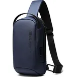 BANGE elegantní batoh přes rameno s USB HASAD Modrý 7L Bange BG7221s1