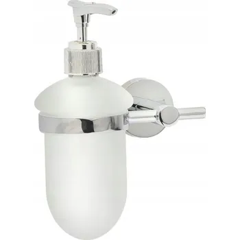 Dávkovač mýdla Nástěnný ruční dávkovač Bisk 250 ml stříbrný
