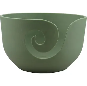 Organizér galanterie Pro Háčkování Miska na klubíčko VLNKA, L Olive Powder