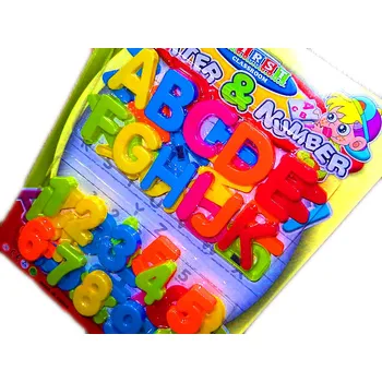 Dekorativní magnet Magnety ČÍSLICE PÍSMENA magnet velké písmena číslice