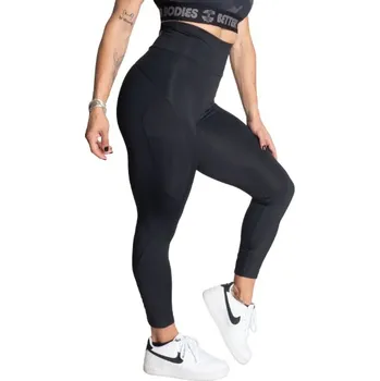 Dámské legíny Better Bodies HIGH WAIST LEGGINGS BLACK – legíny Better Bodies černé Velikost: XS