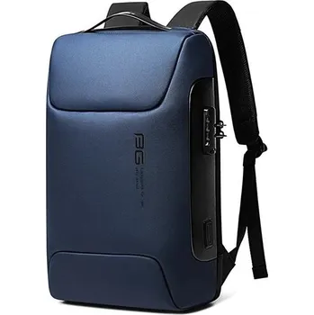 Městský batoh BANGE Business batoh s USB + zámek Parcual Modrý 23L Bange BG7216s2