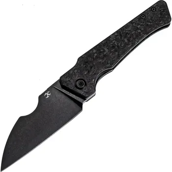 kapesní nůž Kansept Egress Black Stonewashed CPM-S35VN Shred Carbon Fiber K1033B2