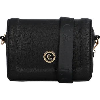 Kabelka Stylová dámská koženková crossbody kabelka Carmelos, černá