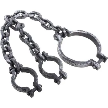 Karnevalový doplněk Funny Fashion Řetěz s okovy 120 cm