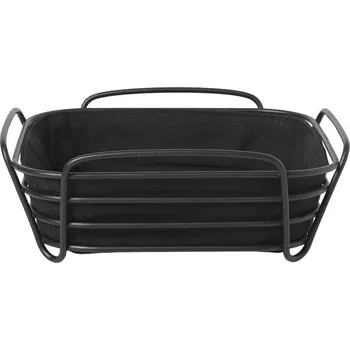 chlebník Blomus Ošatka na pečivo DELARA 25 cm černá