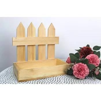 DEKORATIVNÍ DŘEVĚNÁ KRABIČKA PŘÍRODNÍ 29 CM