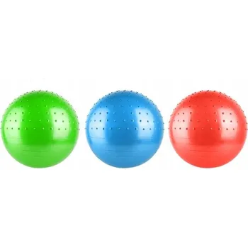 Gymnastický míč Masážní míč s výstupky Iso Trade 65 cm, odstíny modré