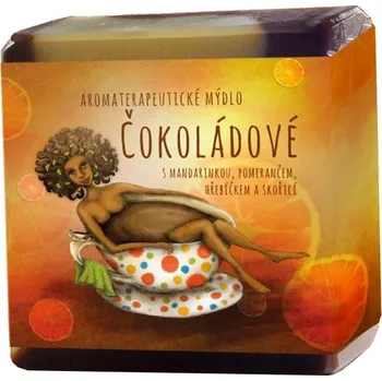 Mýdlo Mydlárna U Dvou koček AROMATERAPEUTICKÉ MÝDLO - Čokoládové