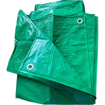 Krycí plachta HUKA Plachta PROFI pevná zakrývací s oky, zelená Rozměry: 15 x 20 m