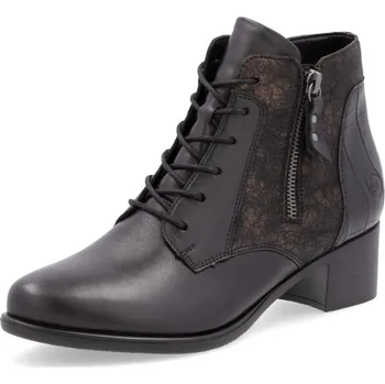 Dámské kozačky Dámská Dámská kotníková obuv REMONTE R5187-03 černá W4 R5187-03 BLACK COMBINATION H/W4 41