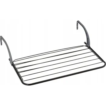 Sušák na prádlo SUŠÁK NA RADIÁTOR BALKONOVÝ ZÁVĚSNÝ ROZKLÁDACÍ KOVOVÝ 55X60X13 CM