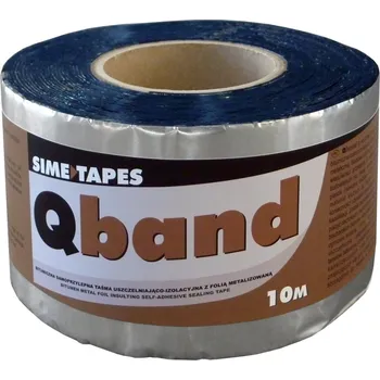 Lepicí páska Hydroizolační těsnící páska QBAND hliníková 100mm x 10m