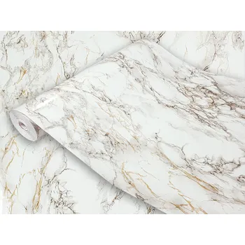 Tapeta Nábytková Fólie Samolepicí Fólie PVC Vzor Cortes Hnědá Role Šířka 90cm