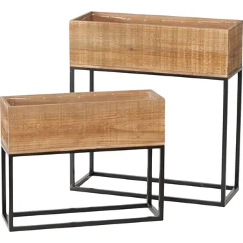 Stojan na květiny Boltze Sada kovových stojanů na květiny ANETA, výška 40-59,5 cm