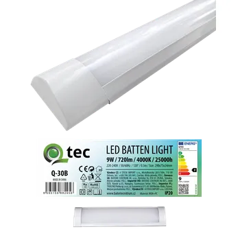 Qtec Q-30B 9W LED BATTEN LIGHT podlinkové světlo - bílé