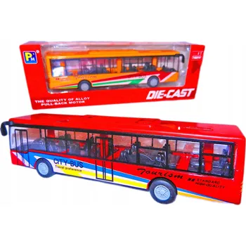 autíčko AUTOBUS kovový POHON AUTOBUS AUTO VOZIDLO