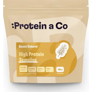 Protein Protein a Co Proteinová krupicová kaše 480 g Příchuť: natural
