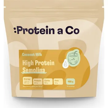 Protein Protein a Co Proteinová krupicová kaše 480 g Příchuť: Coconut milk