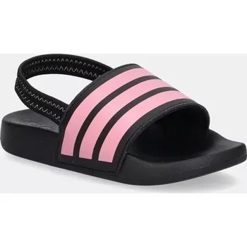 Dámské pantofle Dětské pantofle adidas ADILETTE ESTRAP černá barva, JR5330 99X, EUR 33