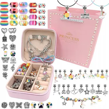 kreativní sada Sada korálků na výrobu náramků a náhrdelníků - kreativní dárek HQ