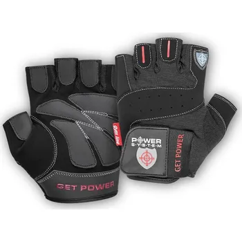 Fitness rukavice Power System PowerSystem rukavice GET POWER Varianta: black XXL