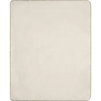 deka James & Nicholson Fleecová deka s prošitými okraji 130 x 170 cm Barva: Přírodní JN1901