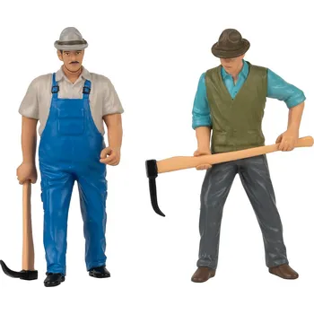 Modelová železnice Postavičky Dělníci na pile G - Faller Pola 331528 (Zahradní železnice)